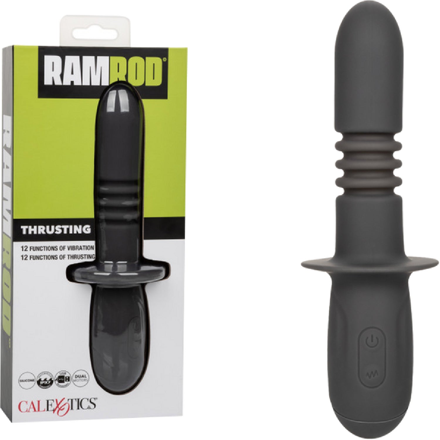 Ramrod - Thrusting Dual Motor Probe - Black - K. P.