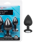 Silicone Gem Anal Kit - Black - K. P.