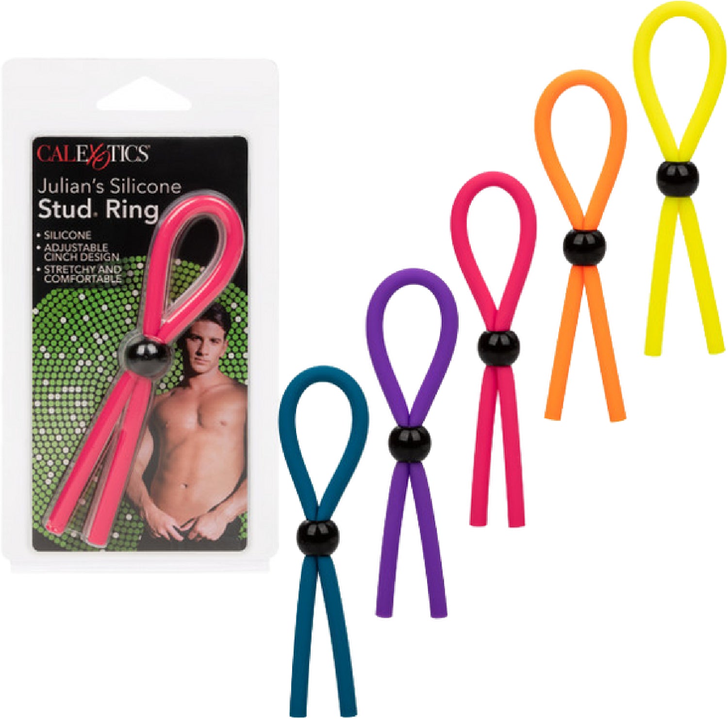 Julians Silicone Stud Ring - Pink - K. P.
