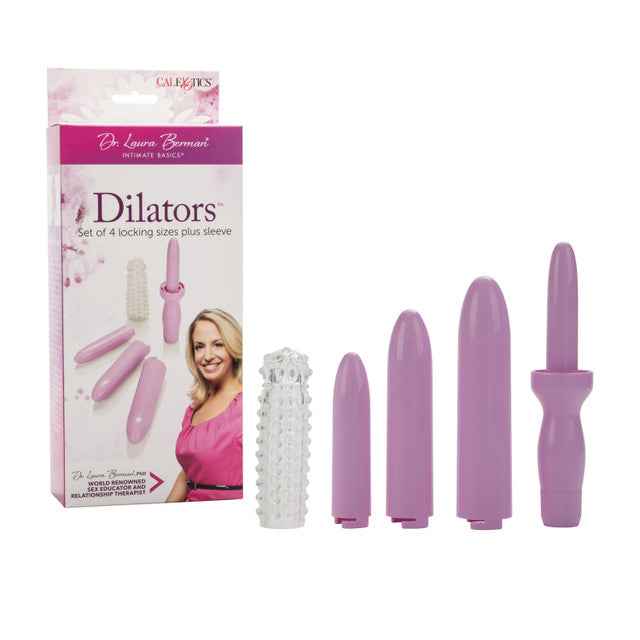 Dr. Laura Berman® Dilators™ Set Of 4 Locking Sizes Plus Sleeve - Purple