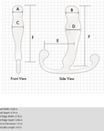 Aneros Eupho Trident Prostate Massager - White