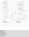 Aneros Helix Trident Prostate Massager - White