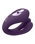 VIVE Triple Action Vibrator Dual Prongs with Clitoral Pulse Wave - Yoko - Purple - K. P.