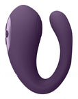 VIVE Triple Action Vibrator Dual Prongs with Clitoral Pulse Wave - Yoko - Purple - K. P.
