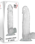 Adam & Eve Crystal Clear 8'' Dildo