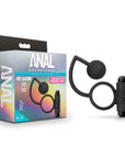 Anal Adventures Platinum Anal Ball & Vibrating C-Ring