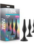 Anal Adventures Platinum Silicone Beginner Plug Kit
