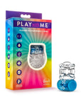 Play With Me Pleaser Rechargeable C-Ring - Blue