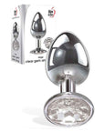 Adam & Eve Clear Gem Anal Plug - Large
