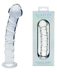 Clarity - Seraphic Spiral Glass Dildo - Clear