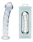 Clarity - Seraphic Spiral Glass Dildo - Clear