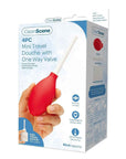 CleanScene 4 Piece Mini Travel Douche with One Way Valve