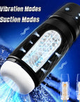 CyberSkin The Warrior Sucking & Vibrating Masturbator - Black