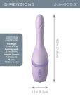 JimmyJane Hello Bang Warming & Thrusting Vibrator - Purple