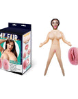 My Fair Lady Inflatable Standing Love Doll with Realistic Holes - Flesh
