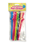 Super Fun Penis Party Straws - Coloured