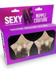 Sexy AF - Nipple Couture Silver Stars