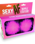 Sexy AF - Nipple Couture Pink Marabou