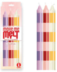 The 9's Make Me Melt Drip Candle 3-Pk - Pastellines