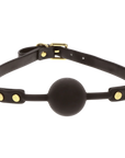 Ball Gag - Black/Gold