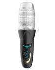 Dragon Pro - Rotating Male Masturbator - Black/Clear - K. P.
