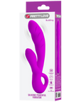 Silicone Powerful Vibrator - Budding - Purple