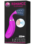 Rechargeable Romance Elephant Suction Stimulator - Purple