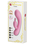 Rechargeable Hugo Rabbit Vibrator - Pink