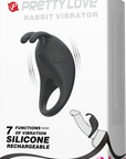 Rechargeable Rabbit Vibrator Cockring - Multiple Colours