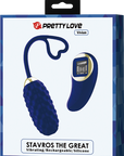 Stavros The Great - Remote Control Vibrating Love Egg - Vivian - Blue - K. P.