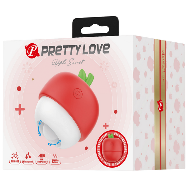 Rechargeable Clitoral Stimulator - Apple Secret - Multiple Colours - Kinky Playhouse