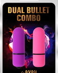 LaViva - Dual Bullet Combo - Purple/Pink