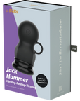 LaViva - Vibrating Rotating & Thrusting Masturbator - Jack Hammer - Black