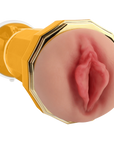 Shyla Realistic Vagina Vibrating Cup - Flesh