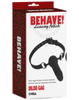 Behave! Dildo Gag - Black