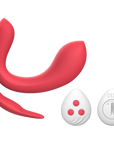 Kissen - Acein Triple Vibrating Stimulations - Red - K. P.