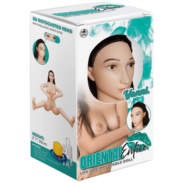 Oriental Entice - Yanni Life Size Inflatable Doll - Flesh - K. P.