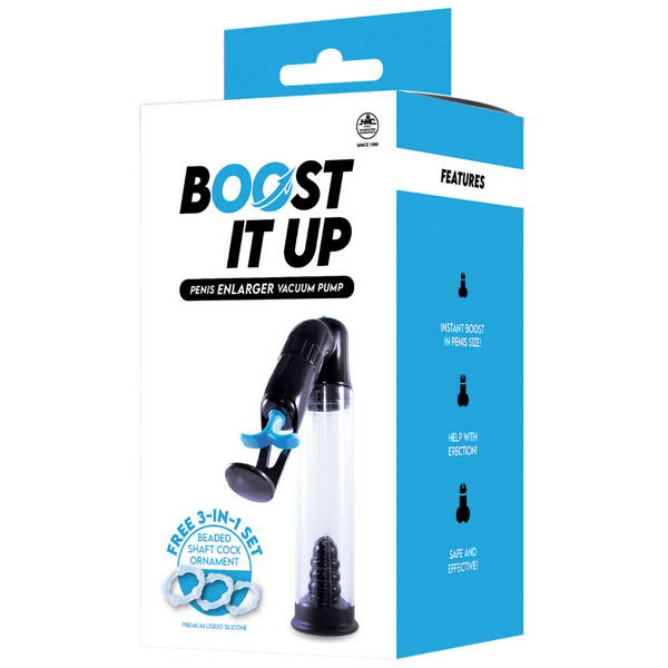 Boost It Up - Penis Enlarger Vacuum Pump - Clear - K. P.