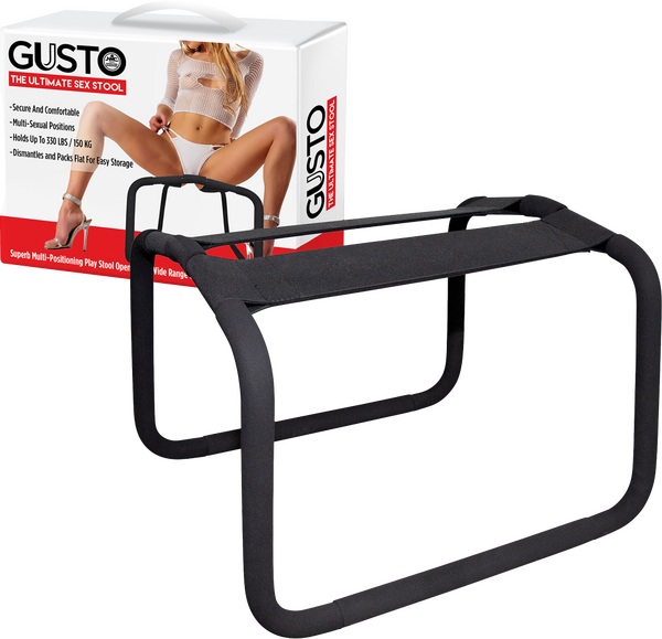 Gusto - The Ultimate Sex Stool - Black - K. P.