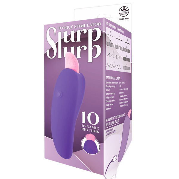 Slurp Slurp - Tongue Stimulator - Multiple Colours - Kinky Playhouse