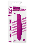 Trio Thruster - 3 in 1 Silicone Vibrator - Multiple Colours - K. P.