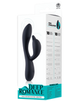 Deep Romance - Dual Motor Silicone Vibrator - Black - K. P.
