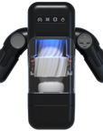 Thrusting & Vibrating Male Masturbator - Game Cup - Black - K. P.