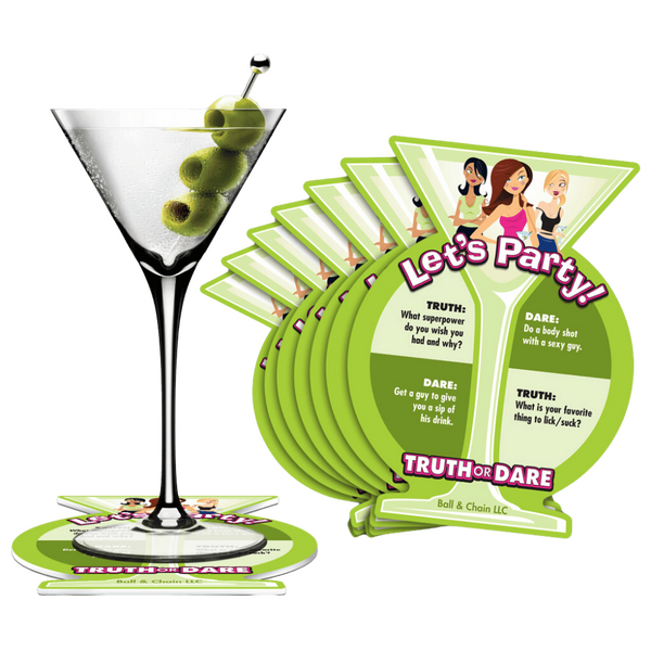 Truth or Dare Party Coasters - K. P.