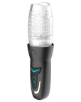 Dragon Pro - Rotating Male Masturbator - Black/Clear - K. P.