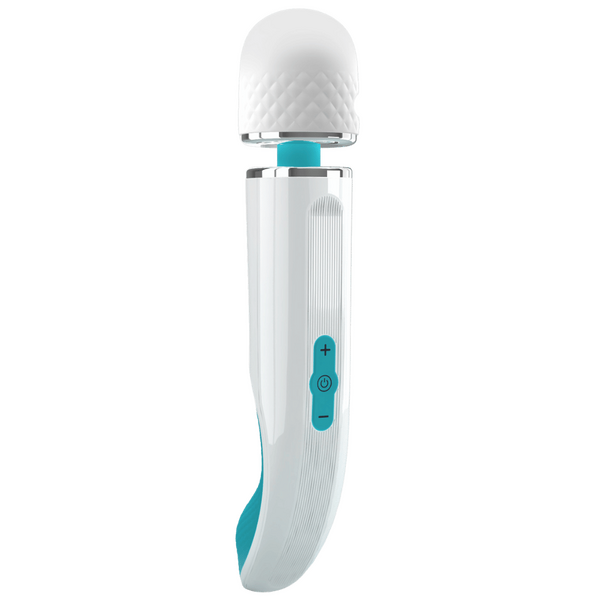 Charming Massage Wand 9.4" - White - Kinky Playhouse
