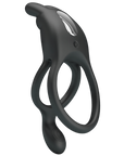 Rechargeable Cock Ring - Dwayne - Black
