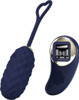 Stavros The Great - Remote Control Vibrating Love Egg - Vivian - Blue - K. P.