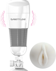 Hedy Ultra Stimulation Vibrating Masturbator - White
