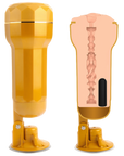 Ella Realistic Vagina Vibrating Cup - Flesh